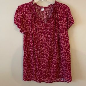 Old Navy Flower Shirt